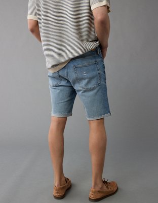 Мужские джинсы American Eagle AE EasyFlex 9" Ripped Denim Short — фото 2