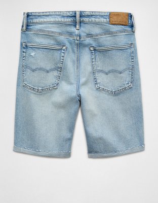 Мужские джинсы American Eagle AE AirFlex+ 9" Ripped Denim Short — фото 4