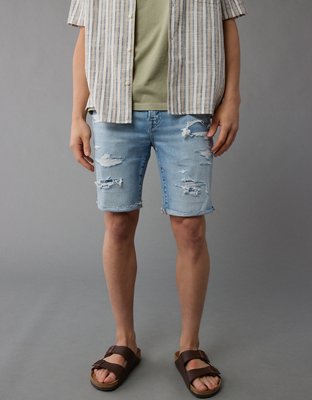AE AirFlex 9 Ripped Denim Short
