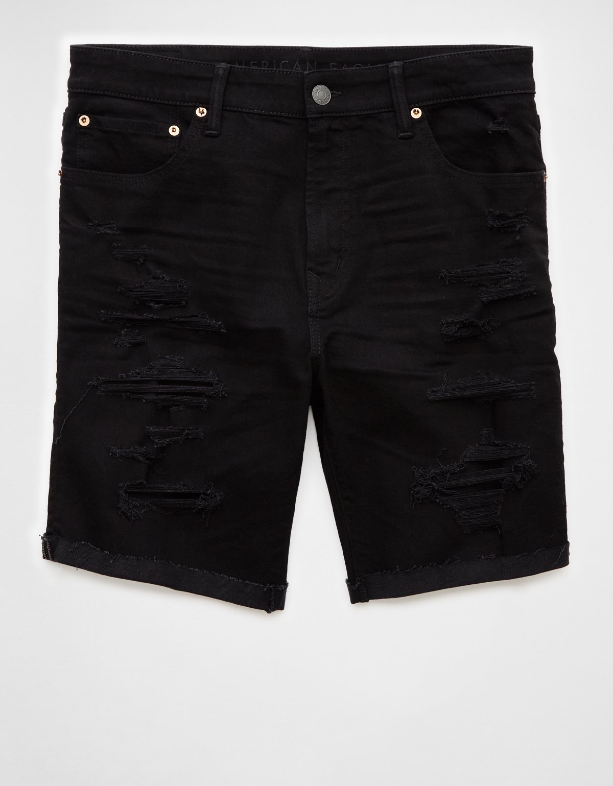 AE 9" AirFlex+ Patched Denim Short - image 3
