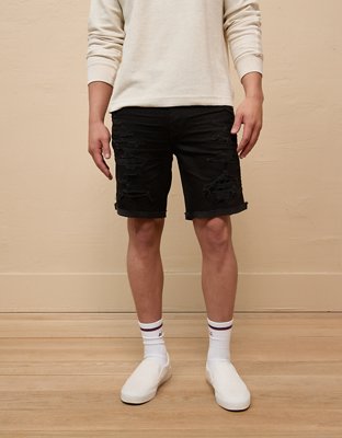 AE 9" AirFlex+ Patched Denim Short