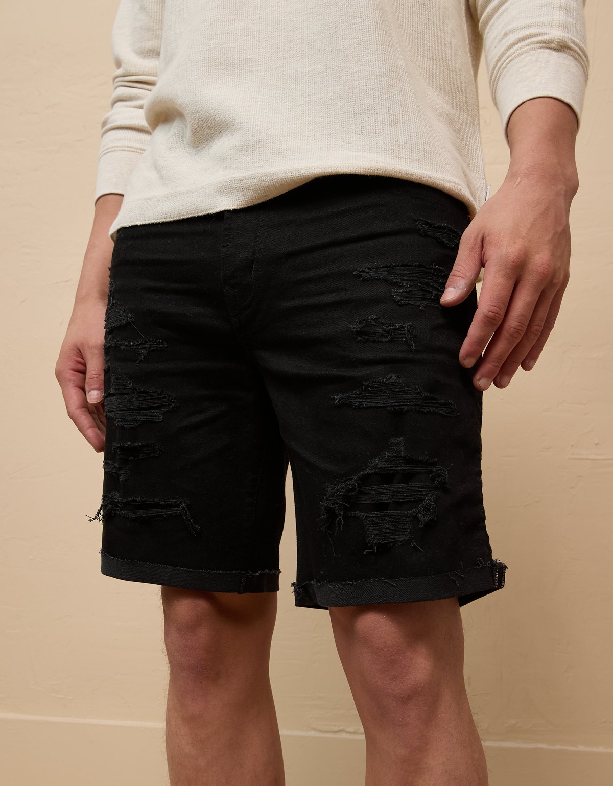 AE 9" AirFlex+ Patched Denim Short - image 5