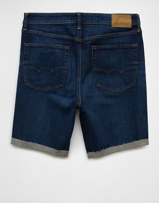 AE AirFlex+ Distressed 9" Denim Short