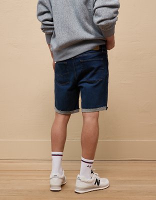 AE 9" AirFlex+ Distressed Denim Short