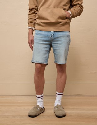 AE AirFlex+ Distressed 9" Denim Short