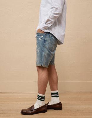 AE AirFlex+ Patched 9" Denim Short
