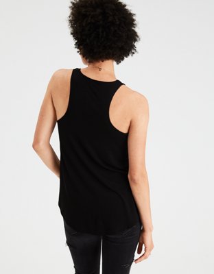 Женские топы American Eagle AE Soft & Sexy Hi-Neck Favorite Tank — фото 2