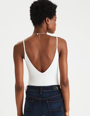 Боди AE Sexy, в рубчик — American Eagle — фото 2