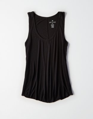 Женские топы American Eagle AE Soft & Sexy Ribbed Tank Top — фото 3