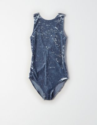 Боди AE Hi-Neck, бархат — American Eagle — фото 3
