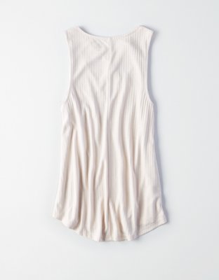 Женские топы American Eagle AE Soft & Sexy Cross-Strap Tank — фото 4