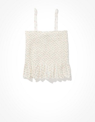 ae smocked tube top