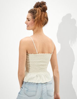 ae smocked tube top