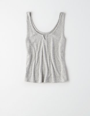 Женские мягкие игрушки American Eagle AE Plush Notch Front Tank Top — фото 3