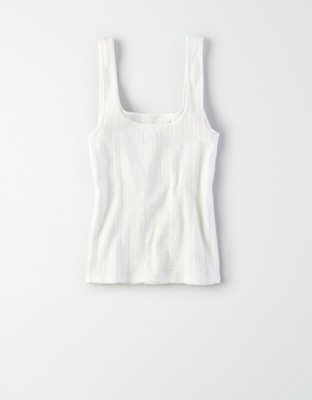 AE Square Neck Ribbed Tank