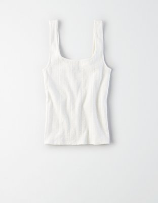 AE Square Neck Ribbed Tank