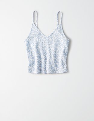 Женские топы American Eagle AE Cropped Tank Top — фото 3