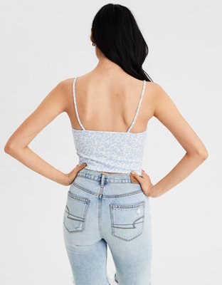 Женские топы American Eagle AE Cropped Tank Top — фото 2