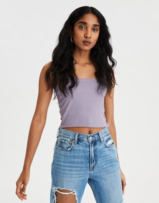 lettuce edge crop top