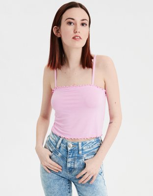 AE Lettuce Edge Crop Top