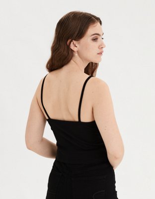 Женские топы American Eagle AE Wrap Front Crop Top — фото 2
