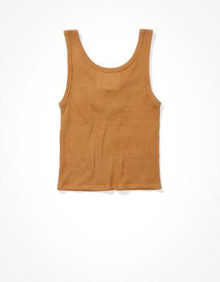 AE Plush Waffle Tank Top