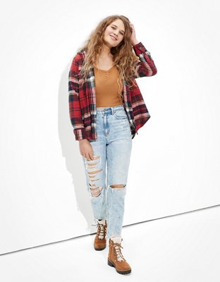 AE Plush Waffle Tank Top