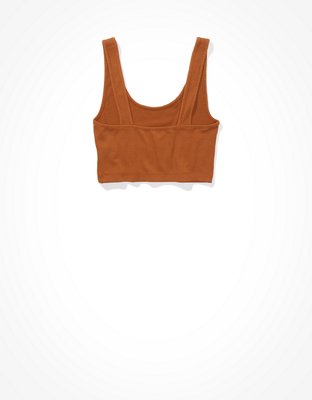 AE Cropped Wide Strap Cami
