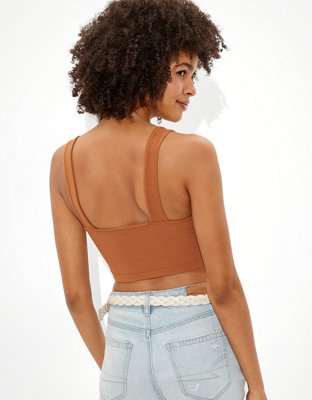 AE Cropped Wide Strap Cami