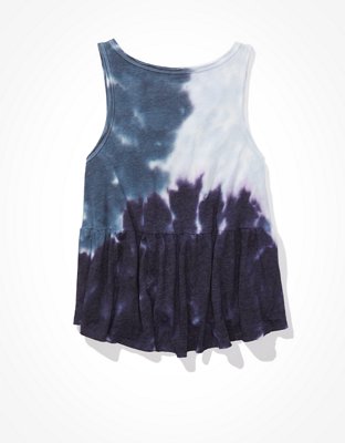 Женские топы American Eagle AE V-Neck Peplum Tank Top — фото 4
