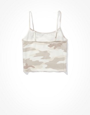 Женские топы American Eagle AE Camo Crop Cami — фото 4