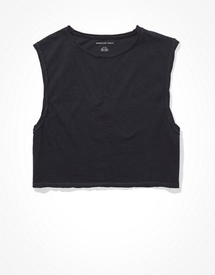 AE Twist-Sleeve Muscle Tank Top