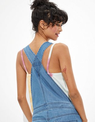 Женские топы American Eagle AE Tie-Dye Henley Crop Cami — фото 2
