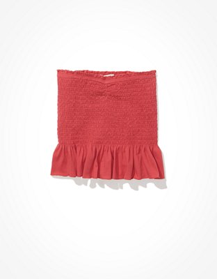 Женские топы American Eagle AE Smocked Tube Top — фото 3