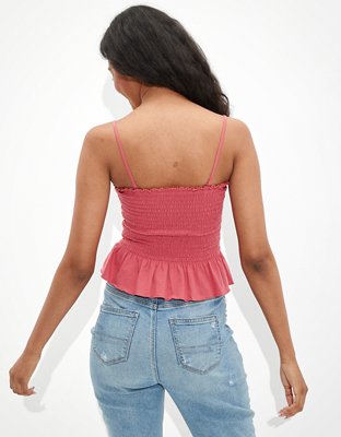 ae smocked tube top