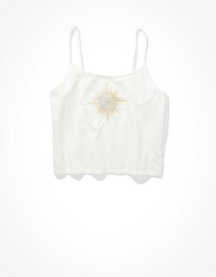 Женские топы American Eagle AE Graphic Crop Cami — фото 3