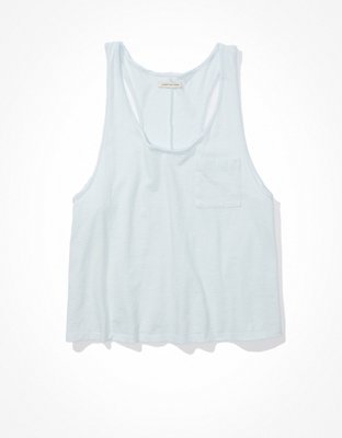 Женские топы American Eagle AE Scoop Neck Tank Top — фото 3