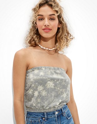 Spacedye Strapless Top