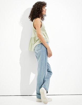 AE V-Neck Peplum Tank Top