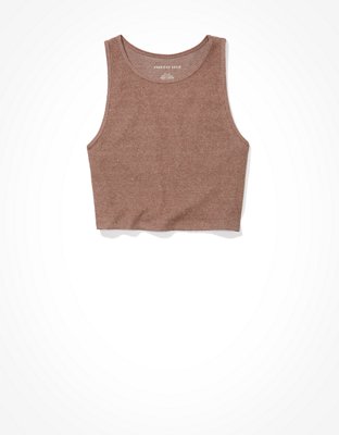 Женские топы American Eagle AE Soft & Cozy High-Neck Tank Top — фото 3