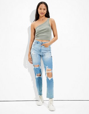 AE One-Shoulder Crop Tank Top