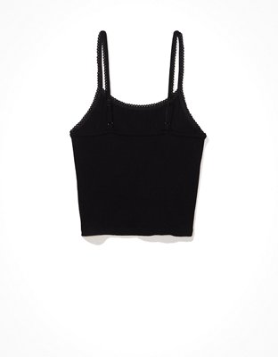 AE Pointelle Crop Cami