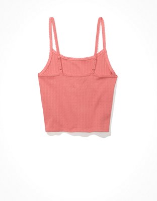 AE Pointelle Crop Cami