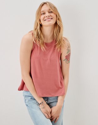 Aeropostale Womens Favorite Cami Tank Top, Red, X-Small 