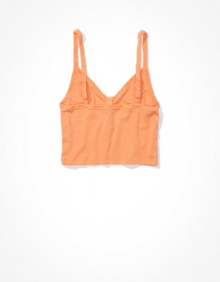 AE Cropped Henley Cami
