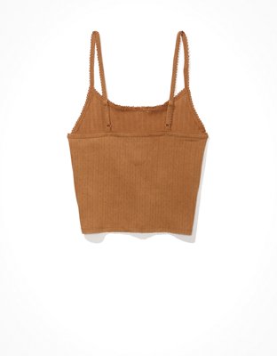 AE Pointelle Crop Cami