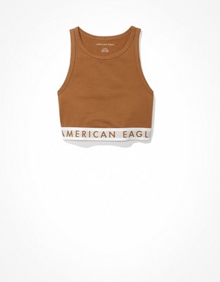 AE Cropped Square Neck Tank Top