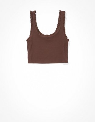Ruffle Trim Tank Top main image 1