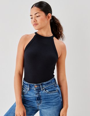 AE High Neck Waffle Bodysuit