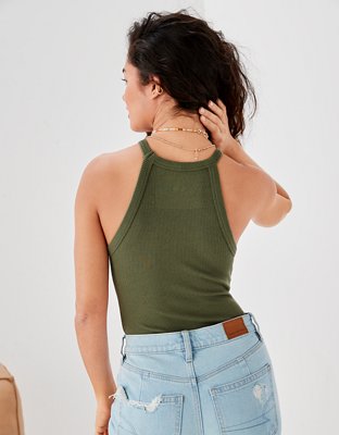 AE High Neck Waffle Bodysuit